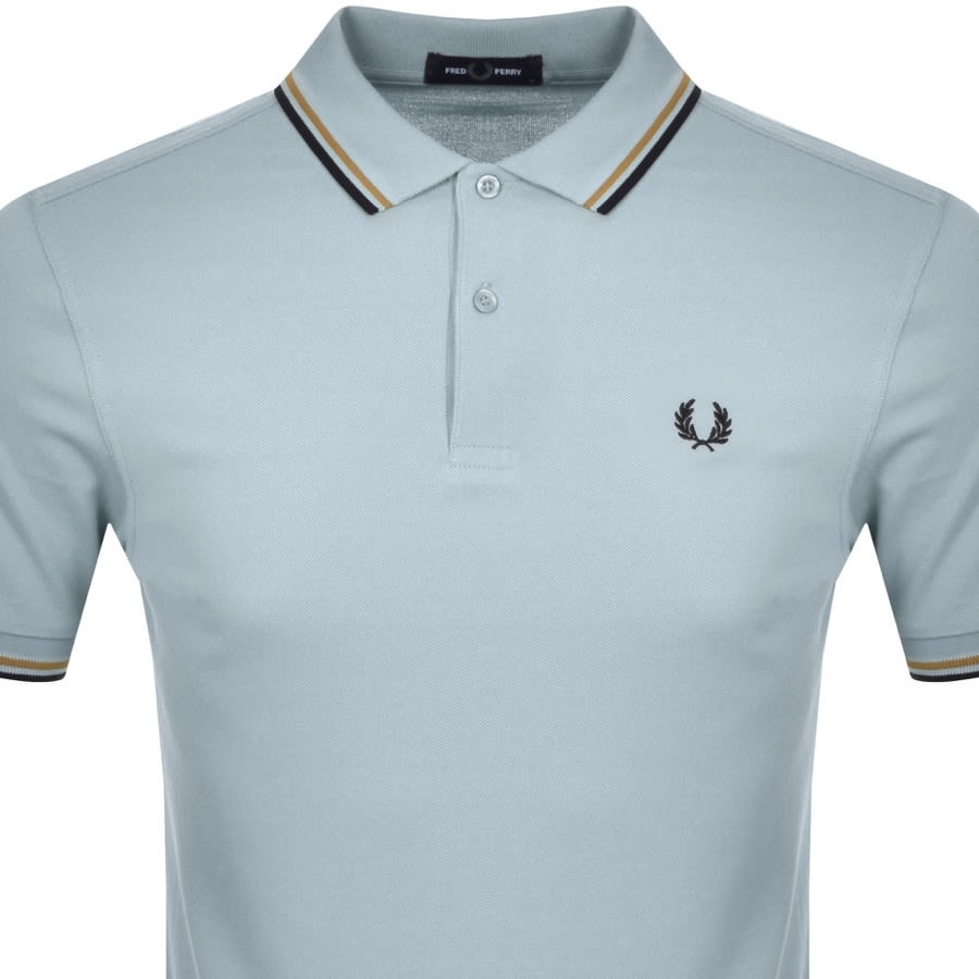 Alternative Image for ProductFred Perry Twin Tipped Polo T Shirt Blue2